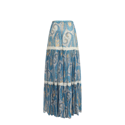 MAYFEYR - Etro - Silk Crepon Maxi Skirt - WRFA018399SA1O1