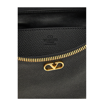 Mini Shoulder Bag in Garnet Calfskin