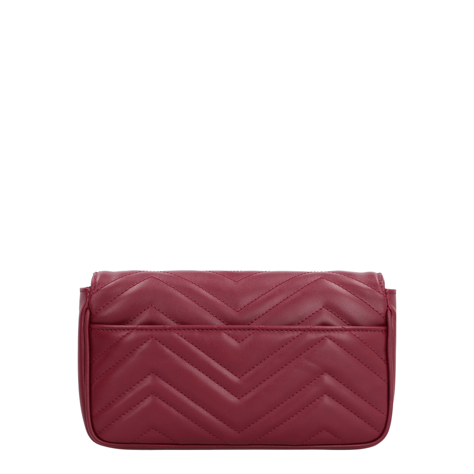 Tiziano Red Leather GG Marmont Clutch