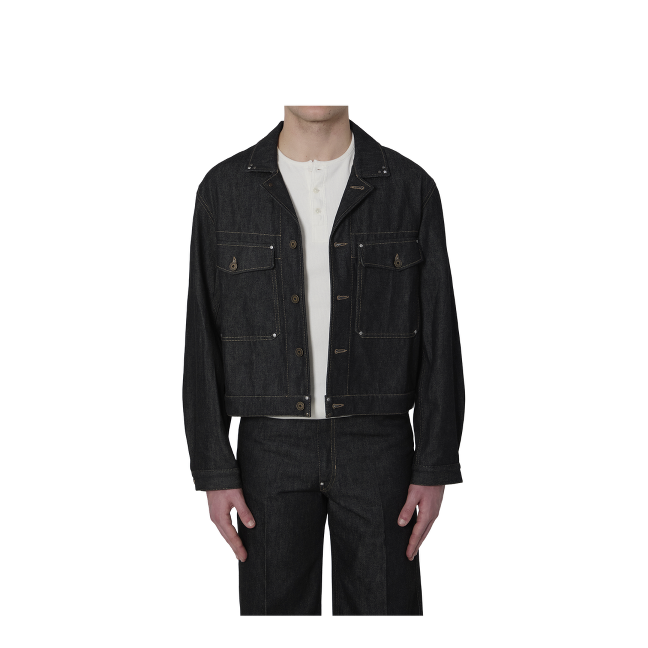 MAYFEYR - Lemaire - Denim Trucker Jacket - OW1234LD1061BK965