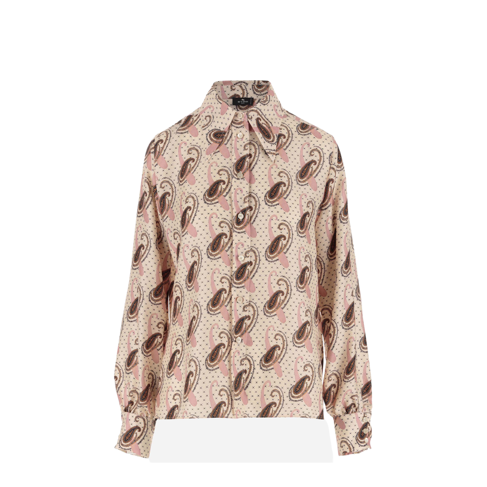 Silk Shirt With Paisley Pattern