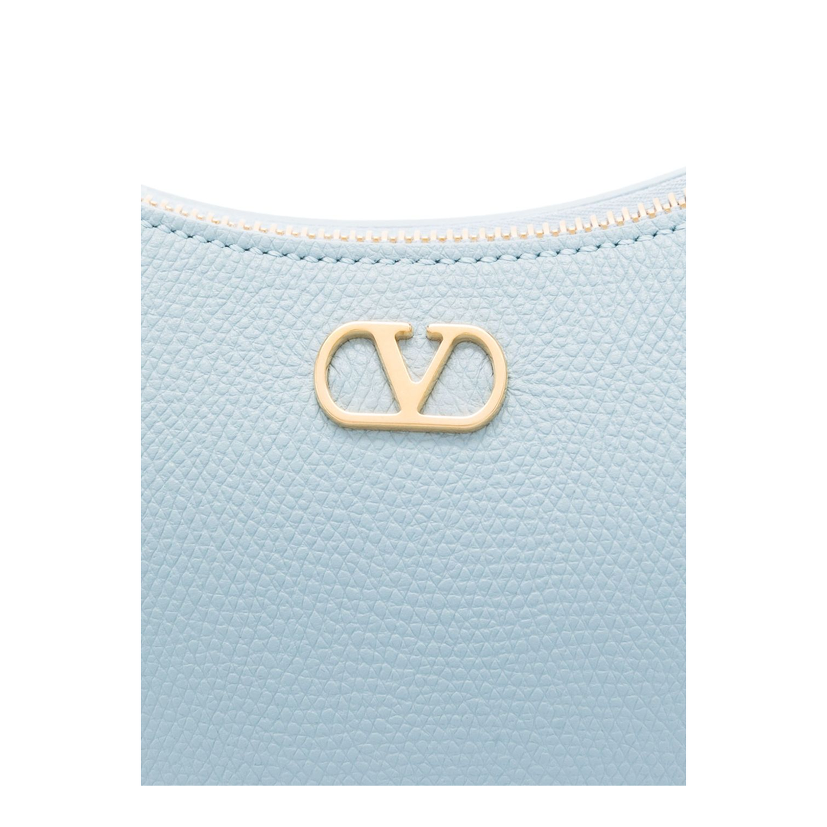 VLogo Signature Mini Leather Hobo Bag