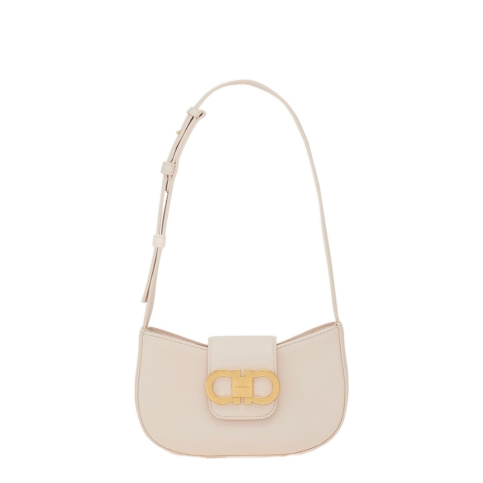 Bag with Gancini Detail and Adjustable Strap