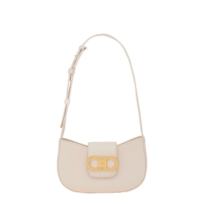 Bag with Gancini Detail and Adjustable Strap