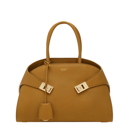 Hug Small Leather Tote Bag