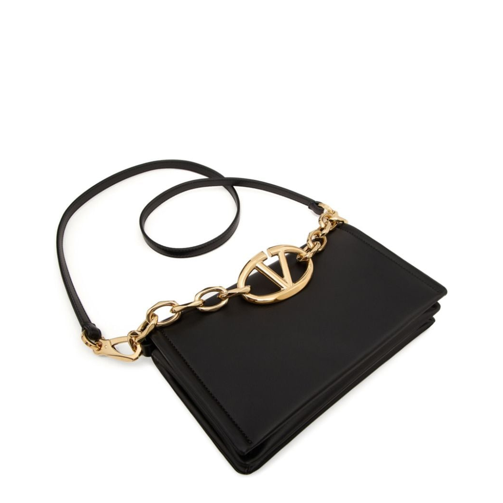 VLogo Chain Clutch Bag