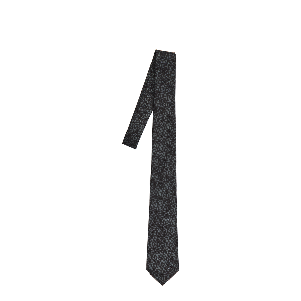 MAYFEYR - Gucci - Silk Jacquard Tie In Black - 8485514E0091000