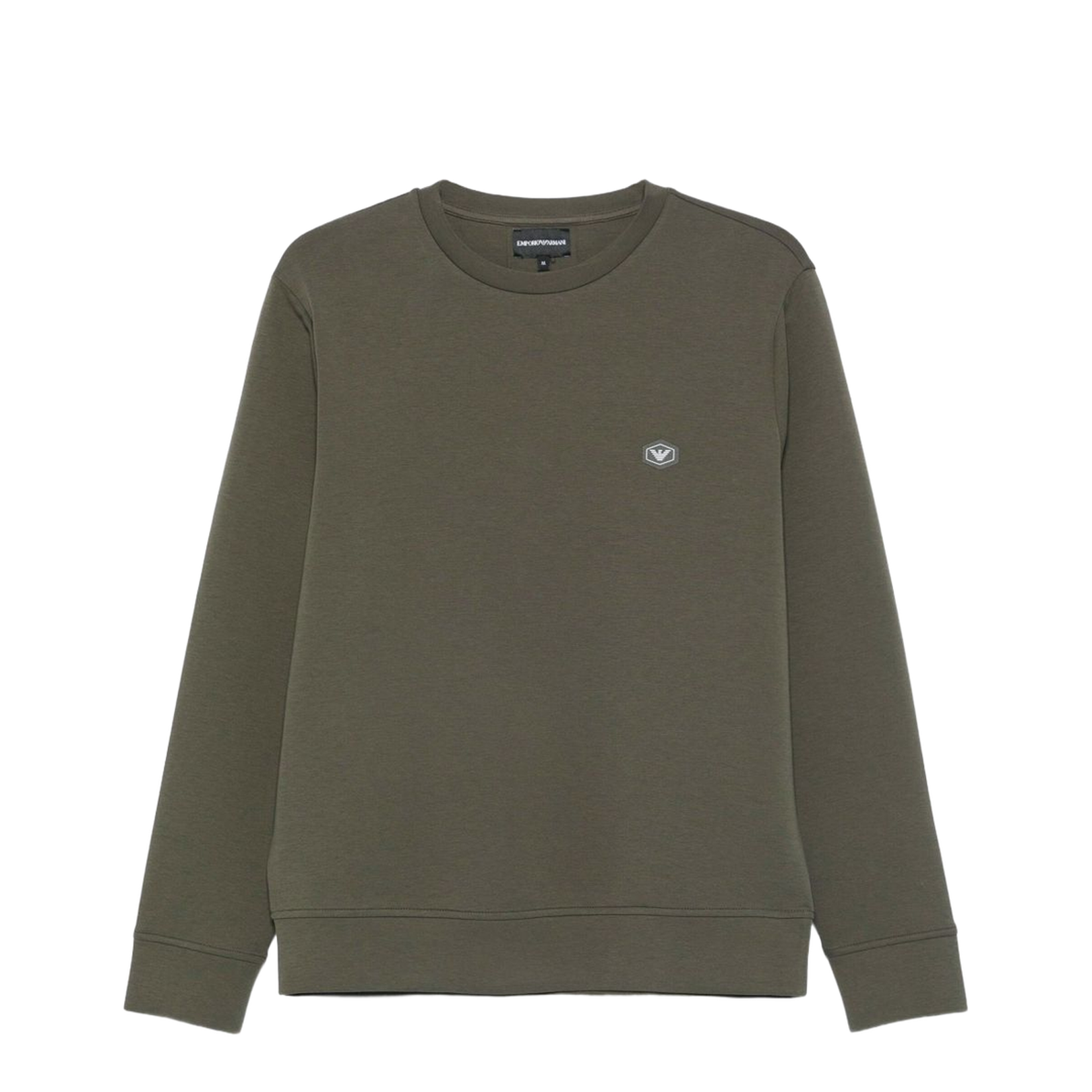Double-Jersey Sweatshirt with Micro Logo Patch