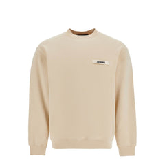 Jacquemus 'round neck sweatshirt with gros grain