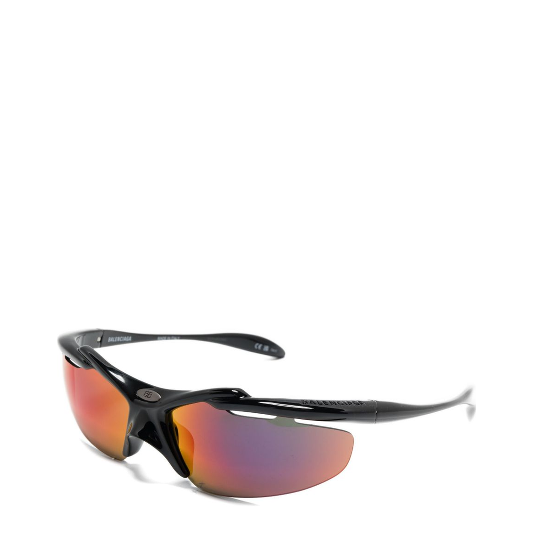 Turbo D-frame Sunglasses in Black
