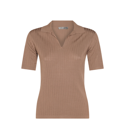 Silk Blend Top Beige