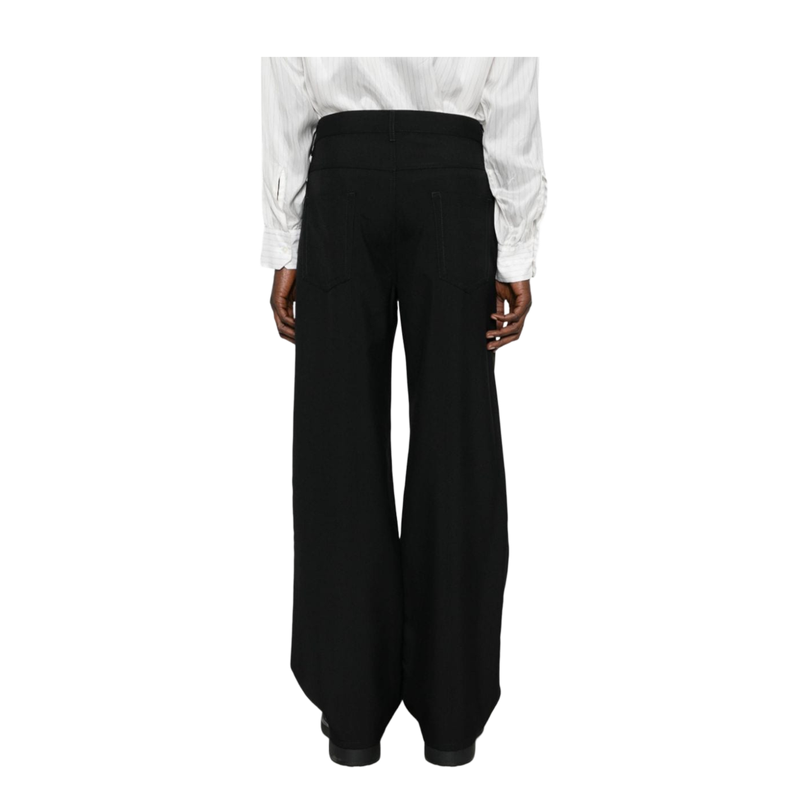Two-Tone Wool Trousers