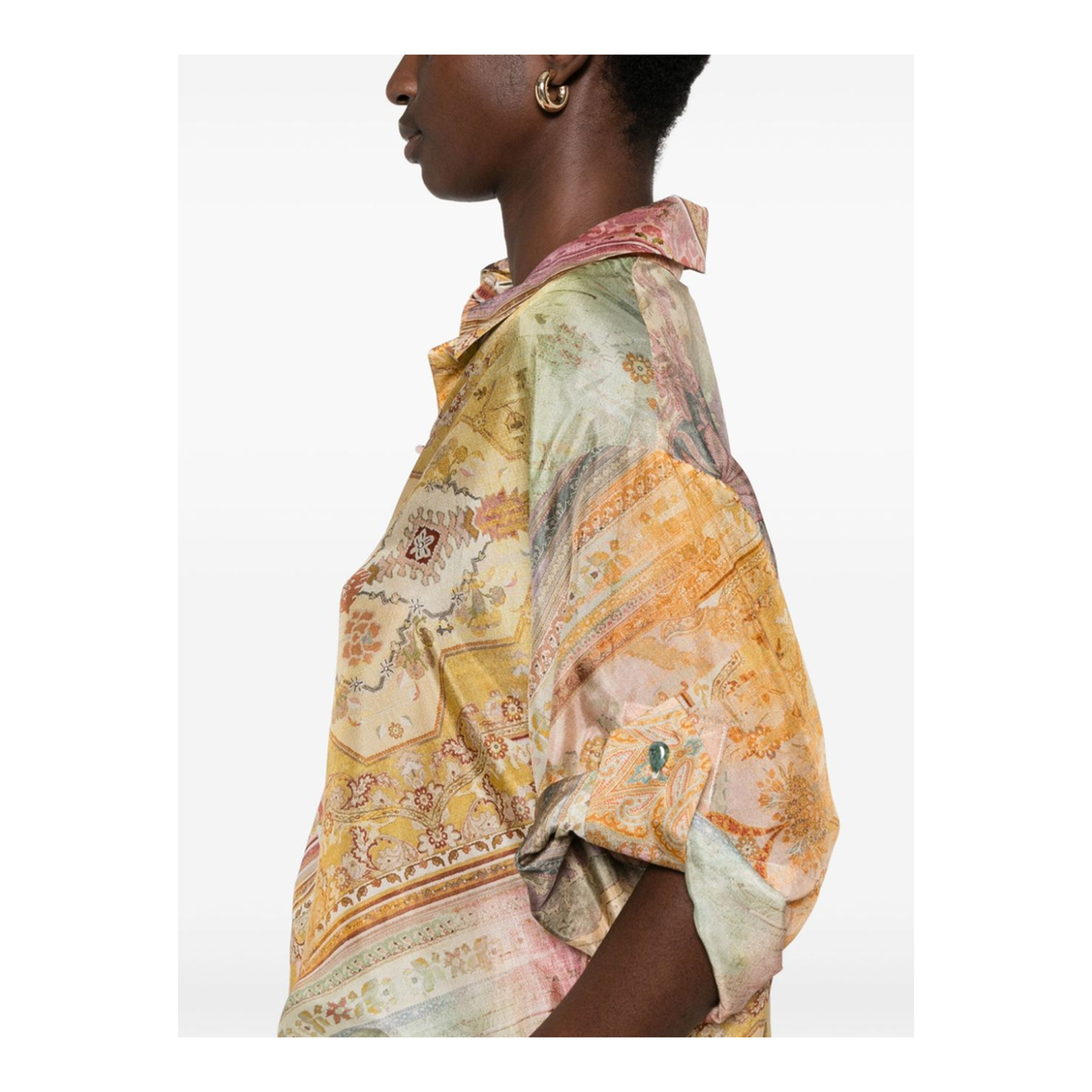 Silk Short Sleeved Shirt