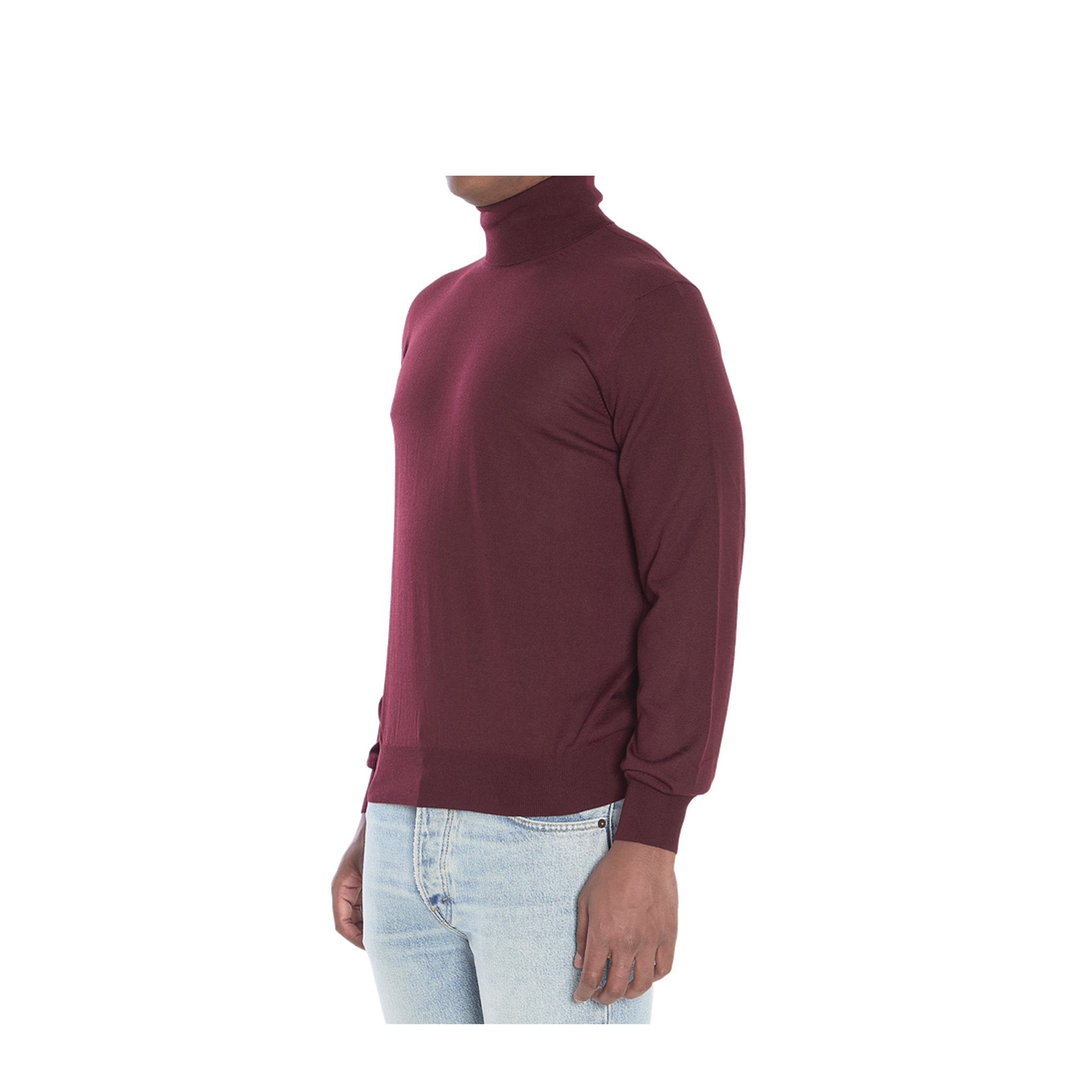 Wool turtleneck sweater