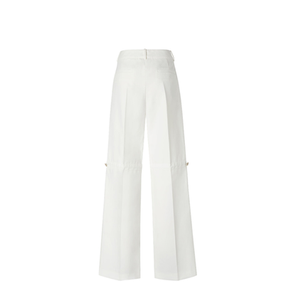 MAYFEYR - Fendi - Pants In Cotton With Embroidered Logo - FR6711AW7Q