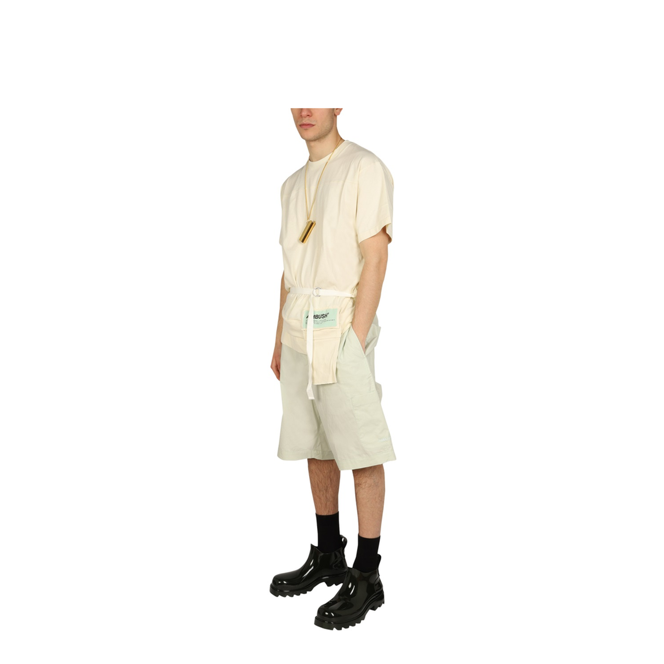MAYFEYR - AMBUSH - Elastic Bermuda Shorts - BMCB007S22FAB0015050