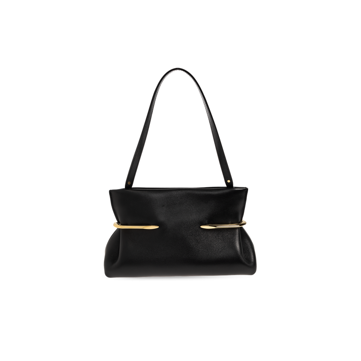 Pinch Nappa Leather Clutch - Noir