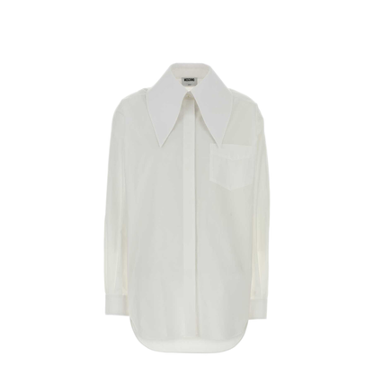 MAYFEYR - Moschino - White Poplin Shirt - 262D020554311001