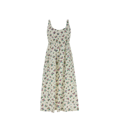 Printed Poplin Dress