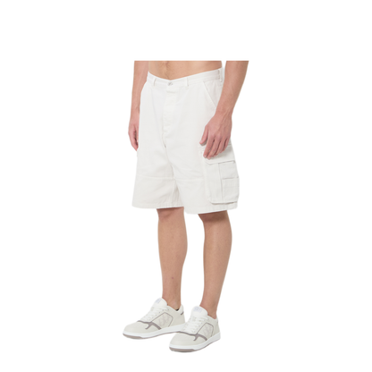 MAYFEYR - Dior - White Cotton Twill Cargo Shorts - 683D183A3140080