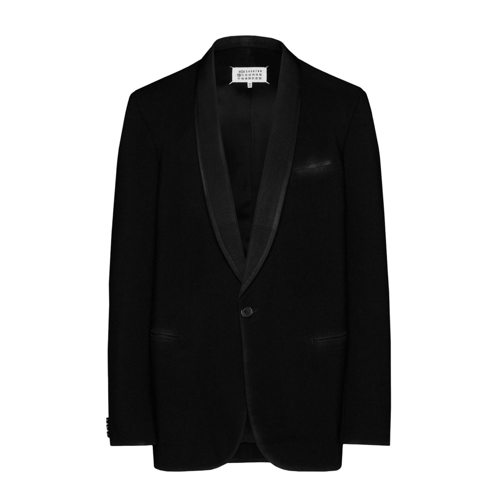 Wool Single-Breasted Blazer Jacket