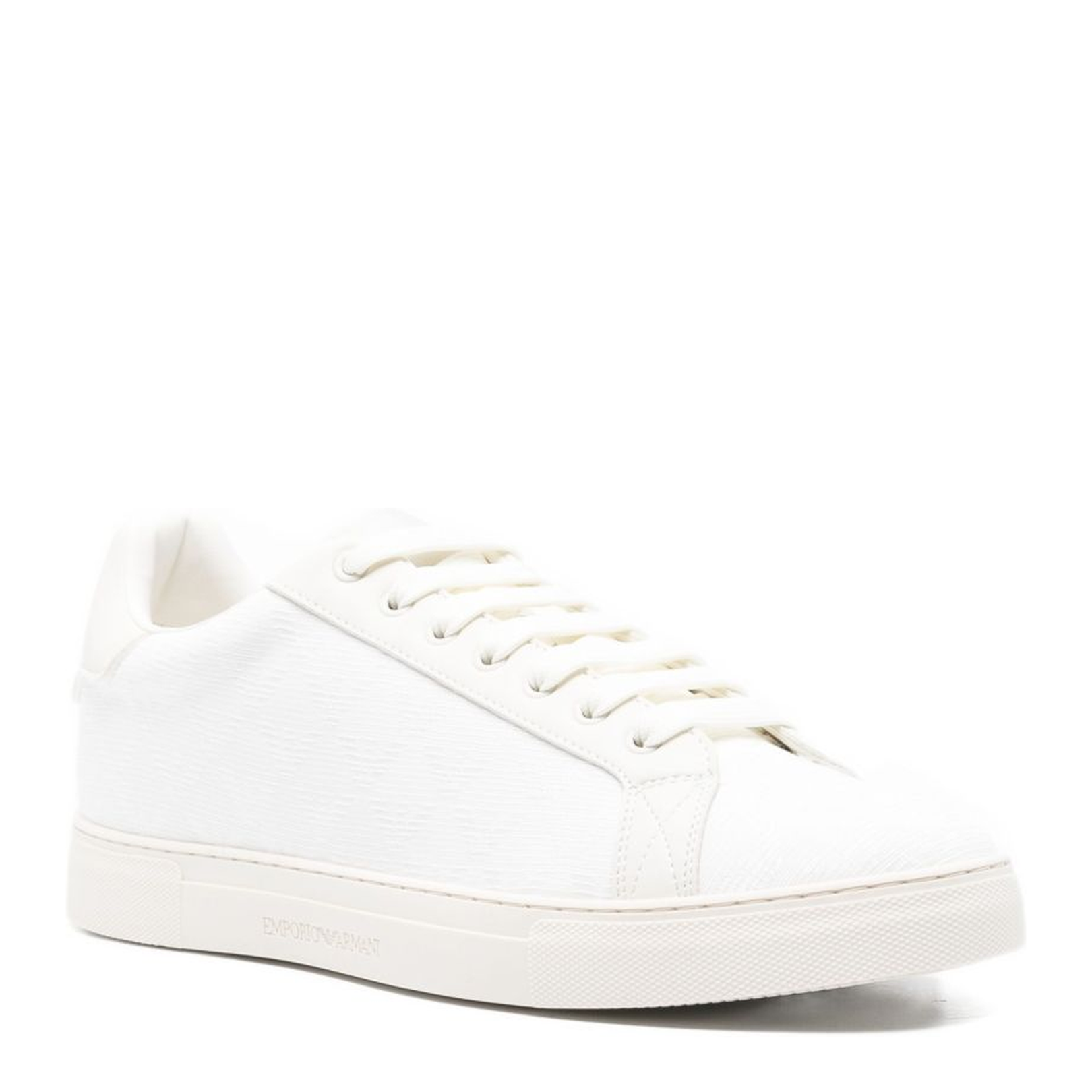 Nylon Sneakers with Jacquard All-Over Eagle