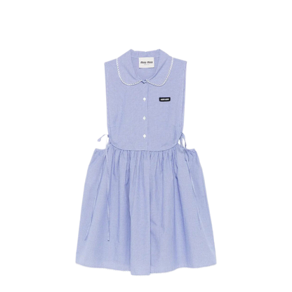 MAYFEYR - MIUMIU - Vichy Cotton Dress - MF6203SOOO187GF0AZ1