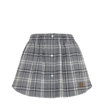 MAYFEYR - Miu Miu - Cotton Midi Skirt - MG2603SOOO1807F0480
