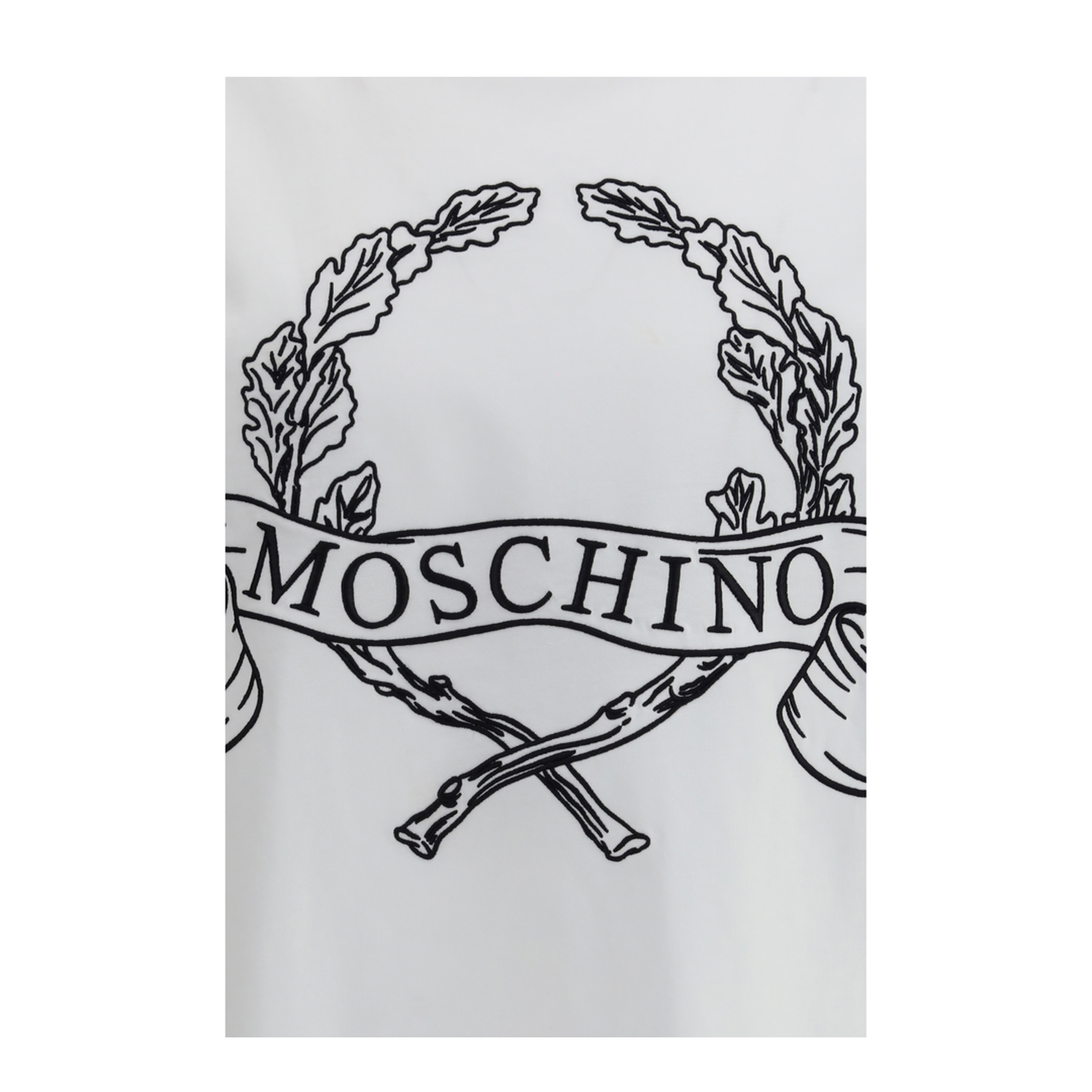 MAYFEYR - Moschino - Maxi Laurel Crown Embroidery T Shirt - 261ZZA072202411001