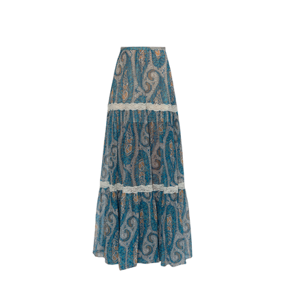 Lace Insert Skirt