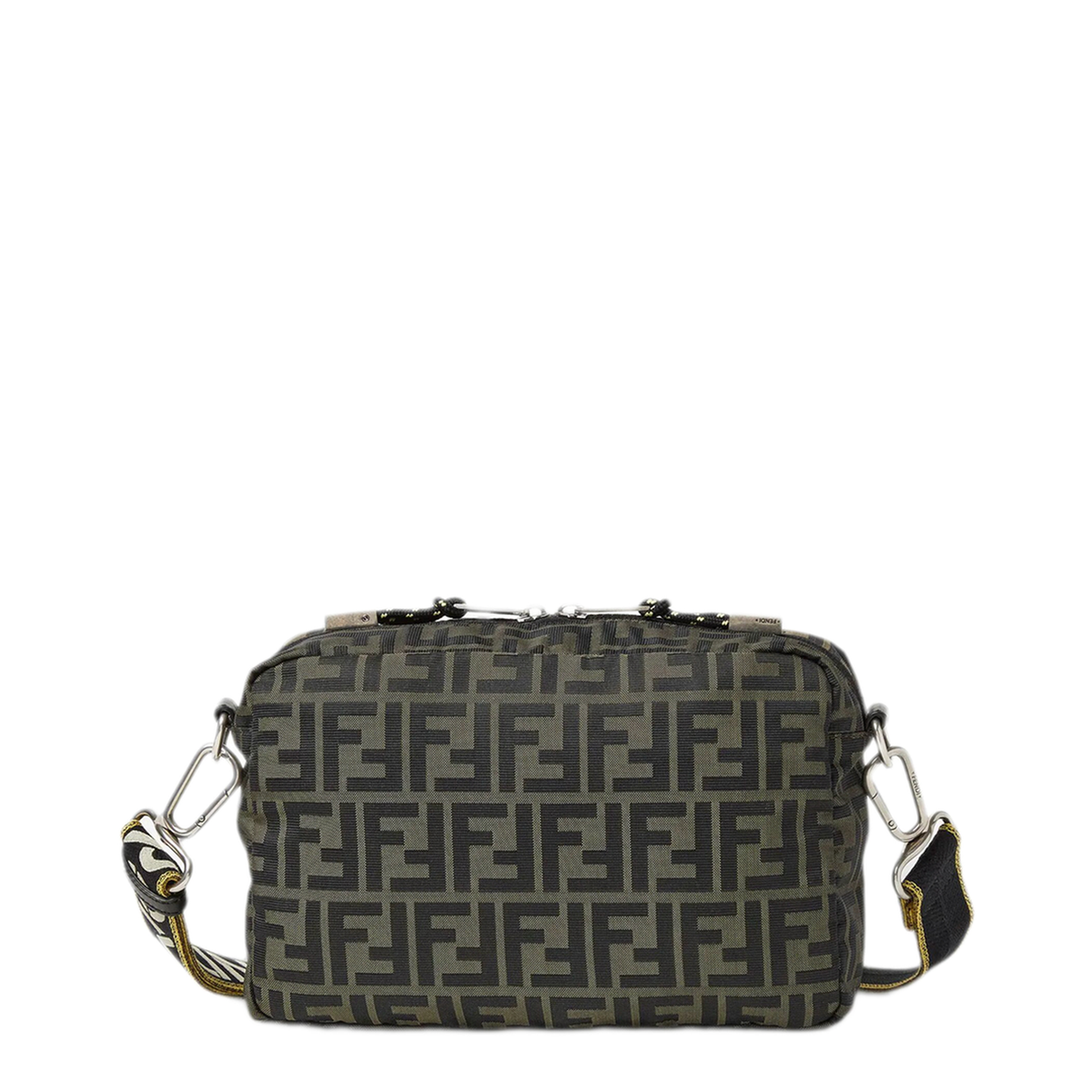 Camera Case Superlight FF Zucca Fabric Crossbody Bags - Brown