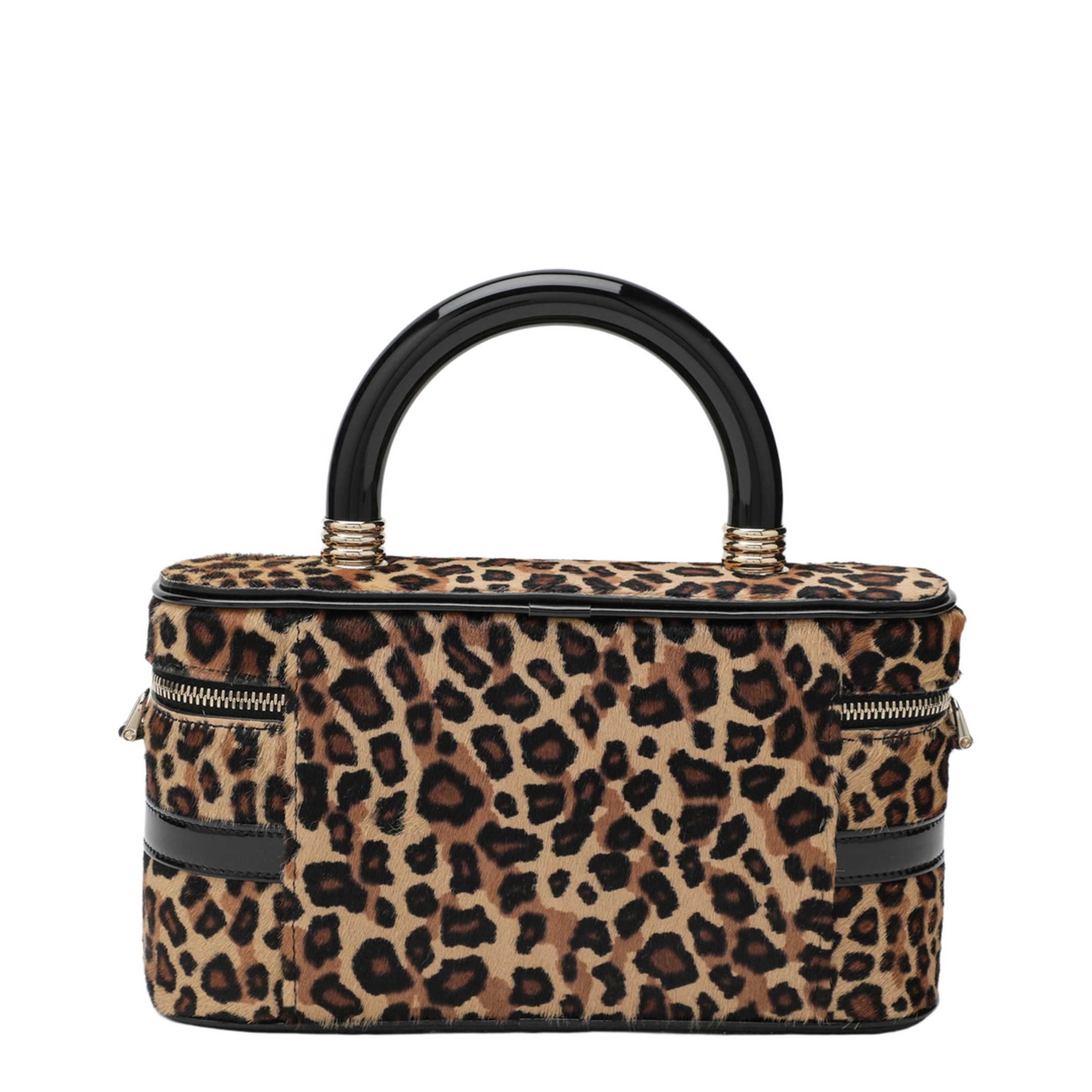 Belle Vivier Mini Haircalf Vanity Bag - Multicolor