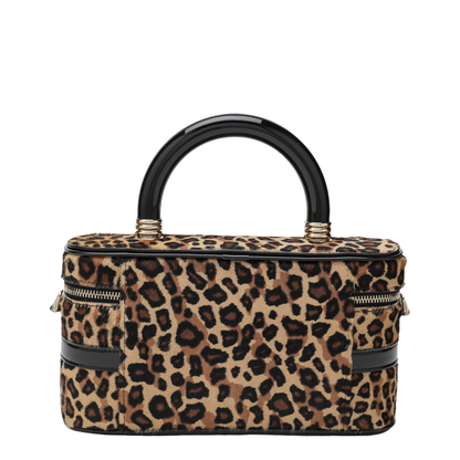 Belle Vivier Mini Haircalf Vanity Bag - Multicolor