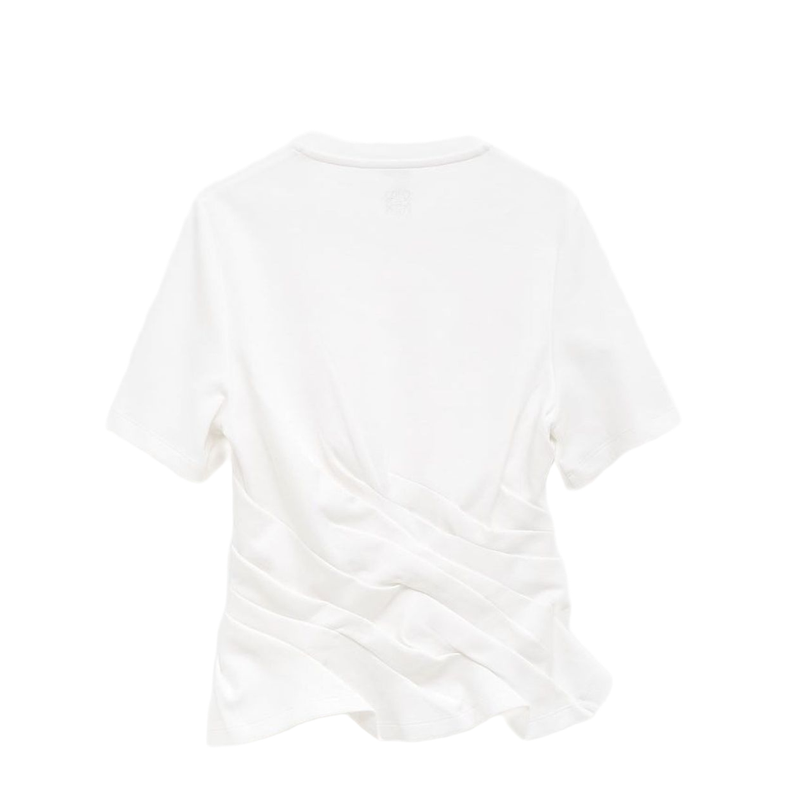 Twisted Top in Cotton Blend White