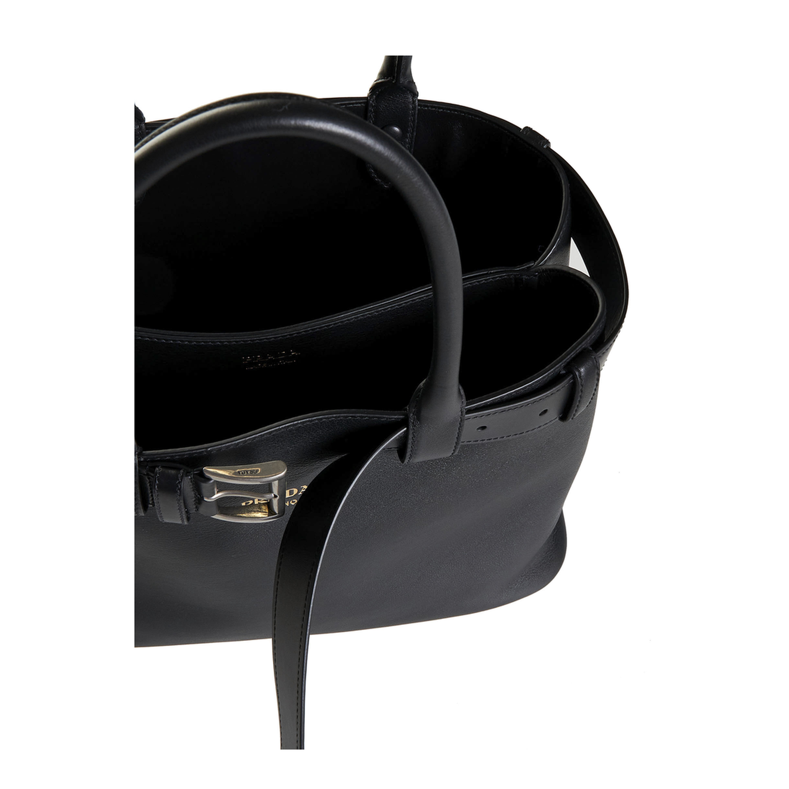 Buckle Large Leather Handbag
