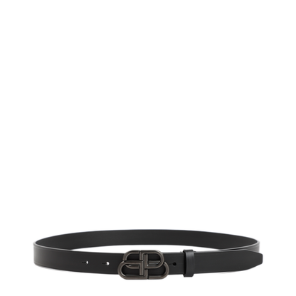 MAYFEYR - Balenciaga - Black Leather Bb Belt - 5816901CH0J1000