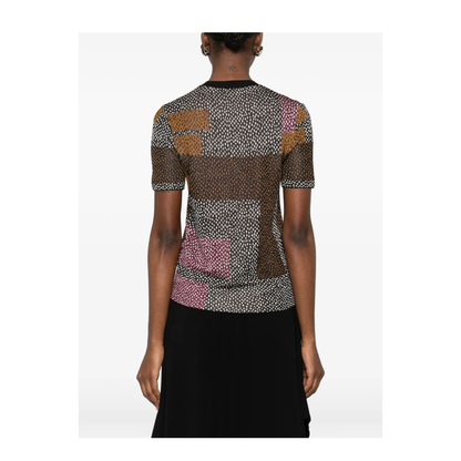 MAYFEYR - Fendi - Peppered-Motif Short-Sleeved Jumper - FZXE42AW4E