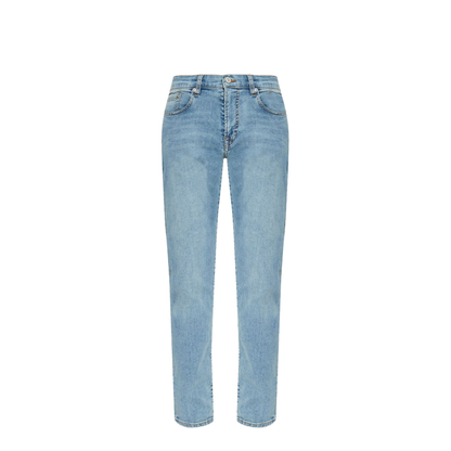 Tapered Denim Cotton Jeans