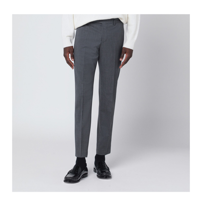 MAYFEYR - PT Torino - Dieci Grey Trousers - COAFX0Z00FWDMA370250