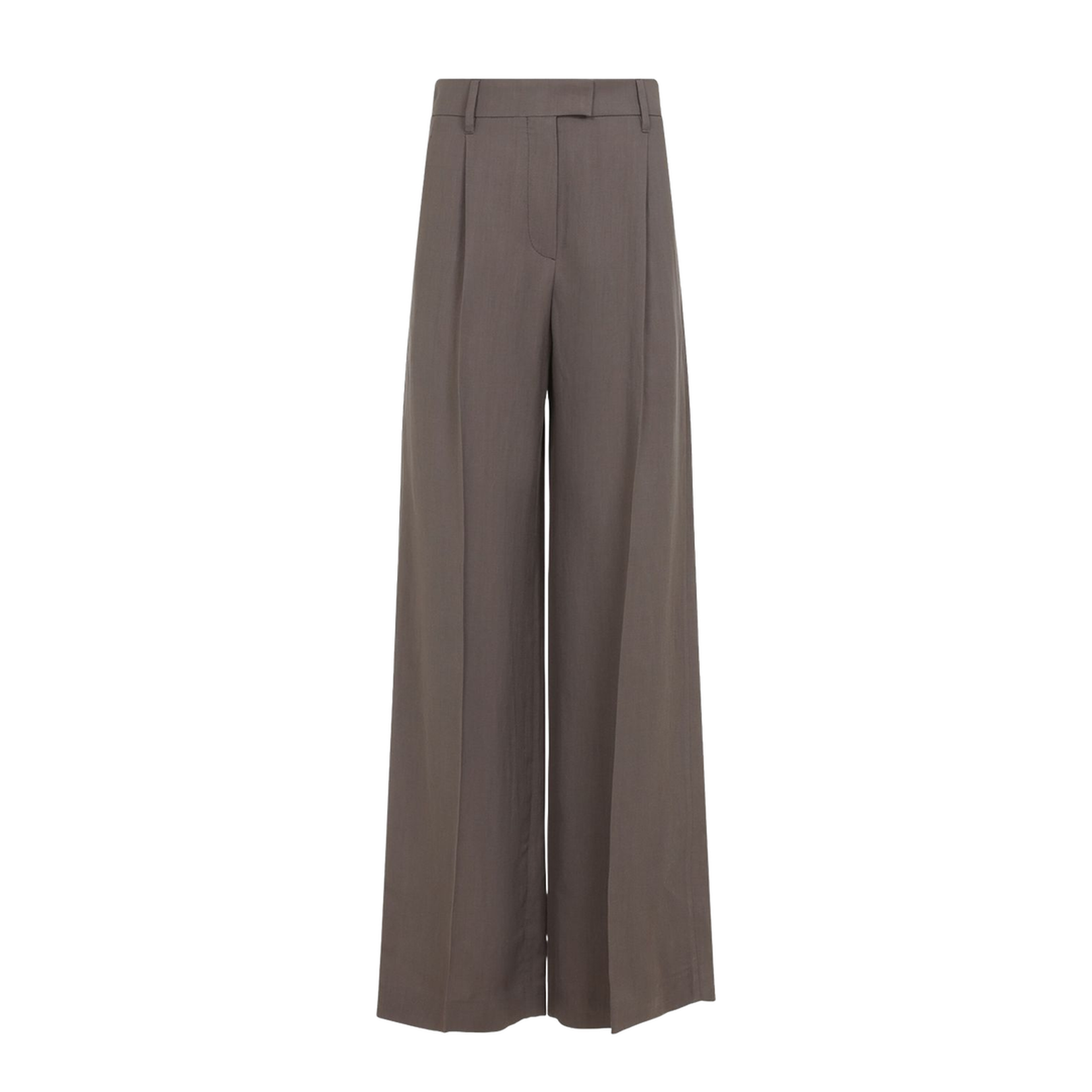 Linen Trousers with Shiny Details