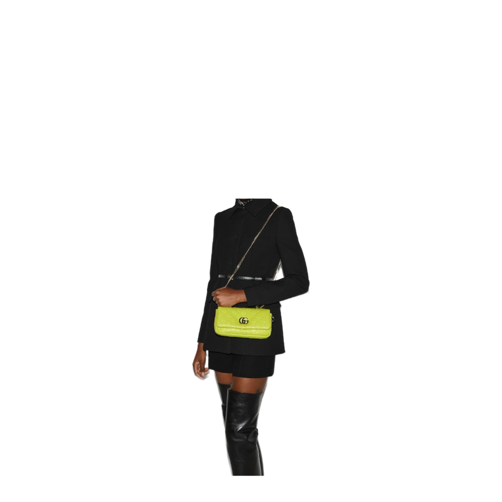 GG Milano Small Exotic Leathers Top Handle Bag - Lime Green