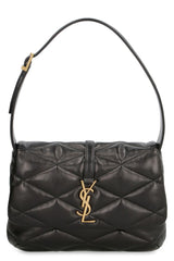 Le 5 à 7 Quilted Shoulder Bag, Gold Hardware