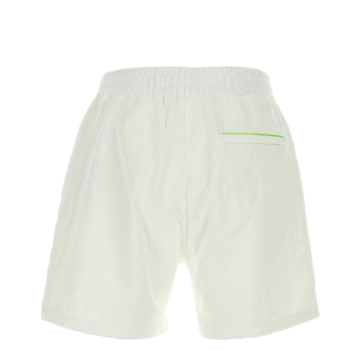 MAYFEYR - Casablanca - Towelling Monogram Short - MSS26JTR27101WHITE