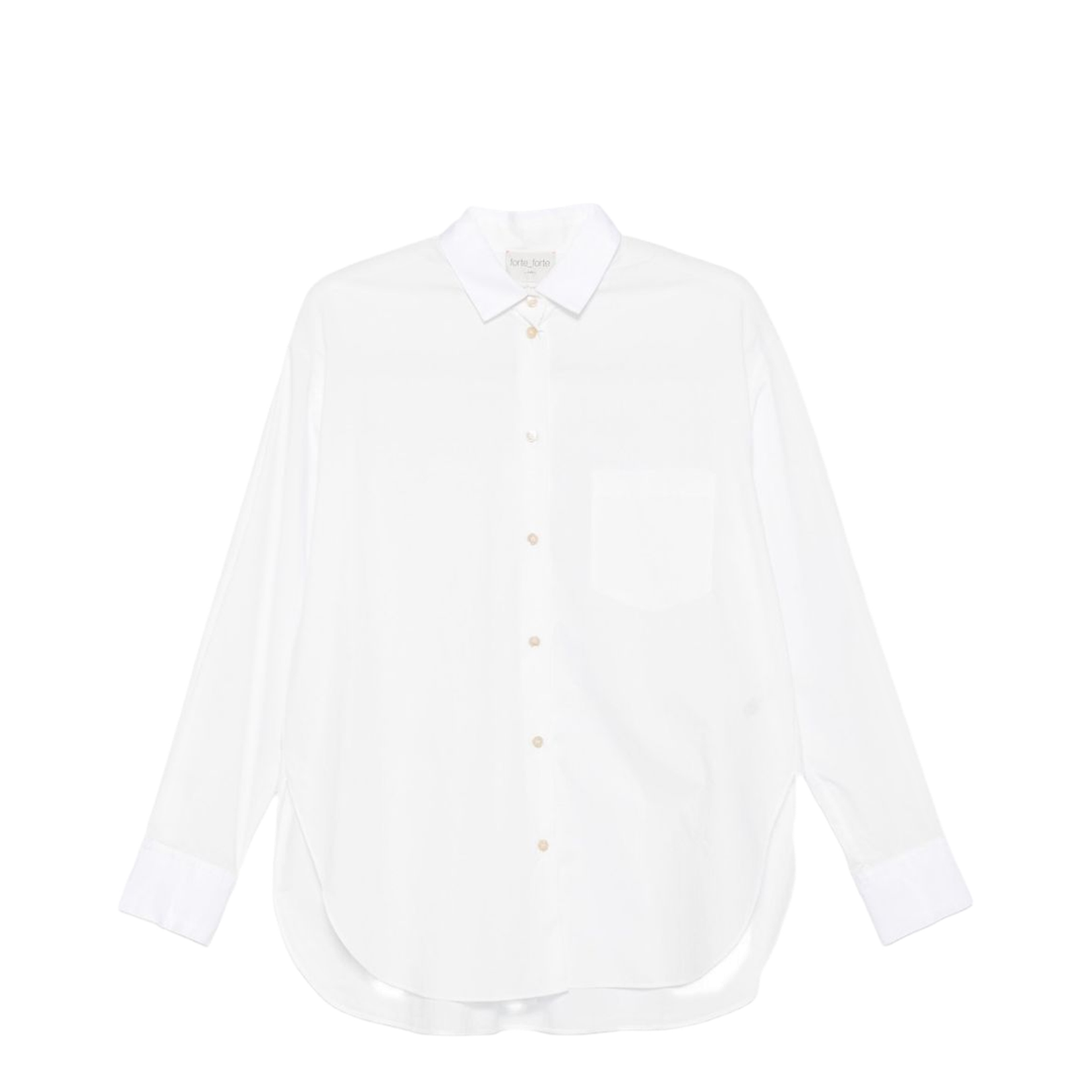 Oversized Shirt in Cotton Poplin