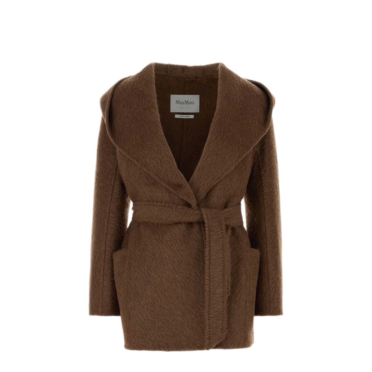 MAYFEYR - Max Mara - Brown Camel Blend Gold Coat - 2621086053600002