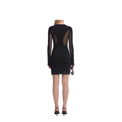 MAYFEYR - The Attico - Mini Dress With Tulle Inserts - 261WCA00533115AA100