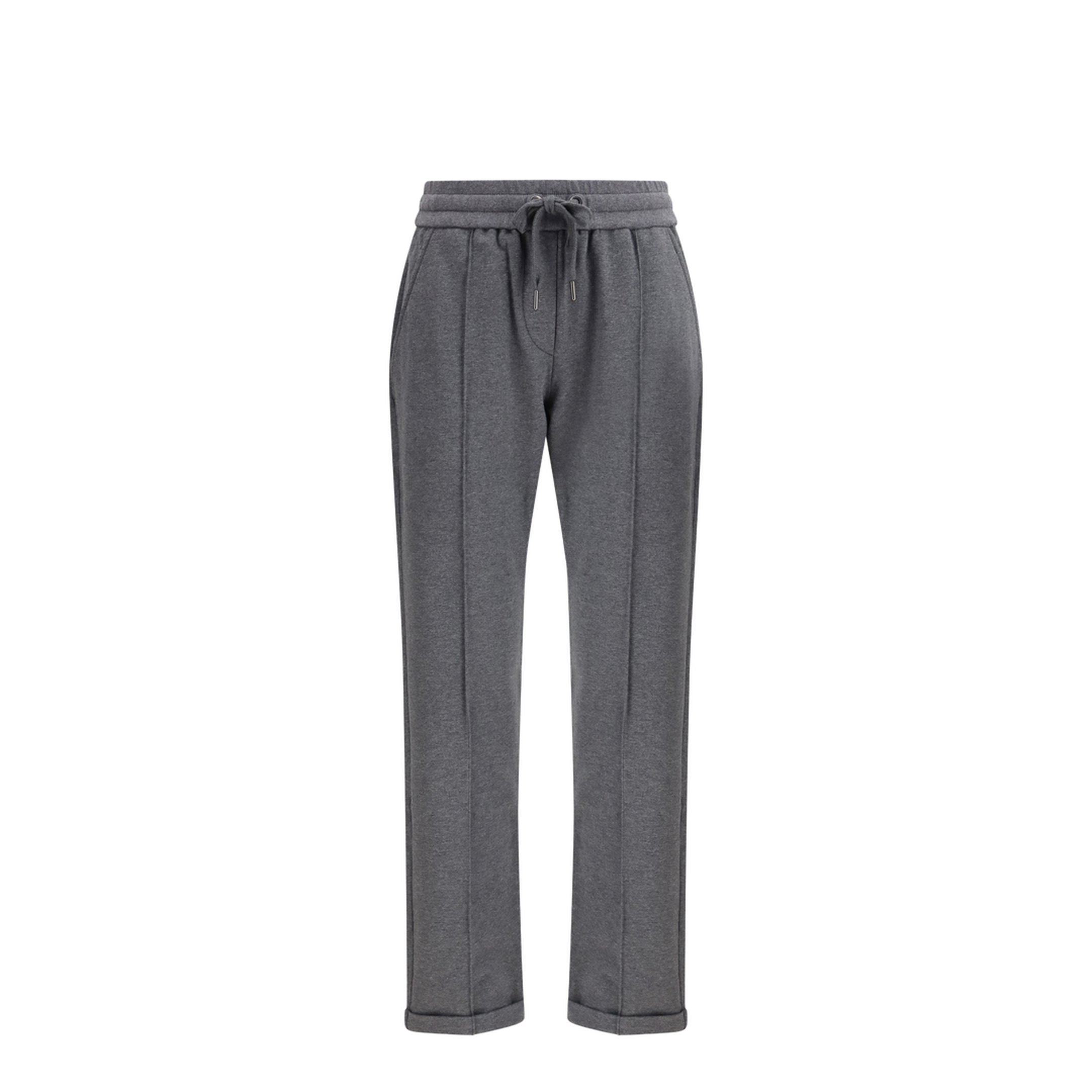 MAYFEYR - Brunello Cucinelli - Track Stretch-Fleece Pants With Monili Detailing - MH827FB799