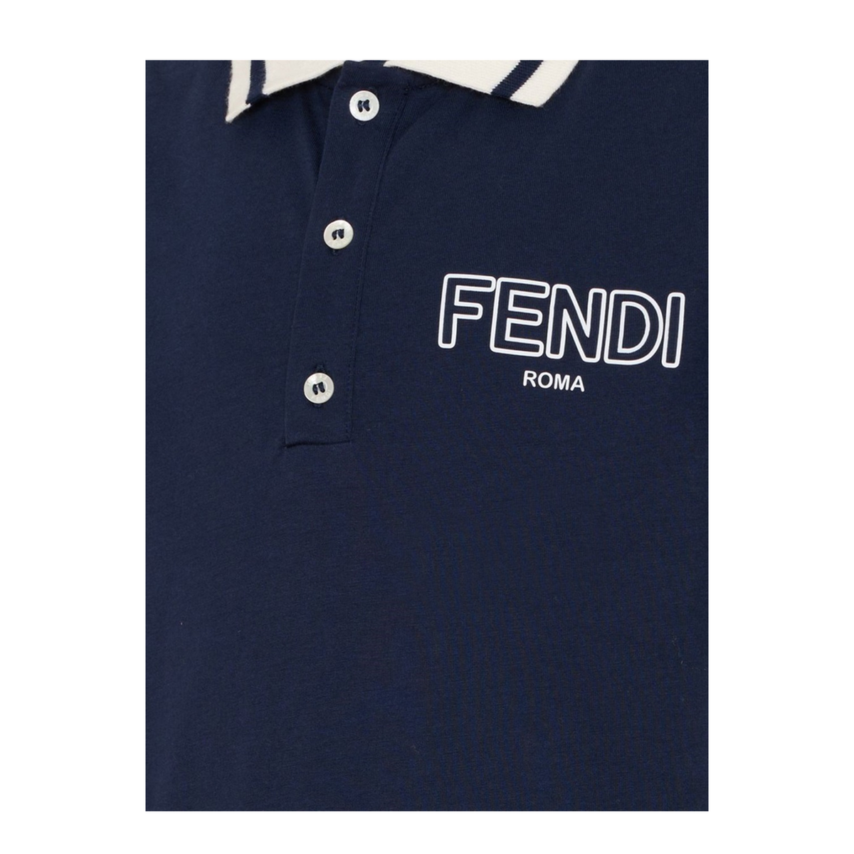 MAYFEYR - Fendi - Polo With Logo - JMI496K7AJF0QG0