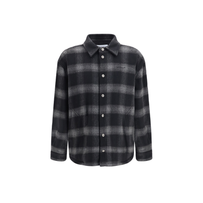 MAYFEYR - Off-White - Padded Flannel Jacket - OMER09TF26FAB00100001