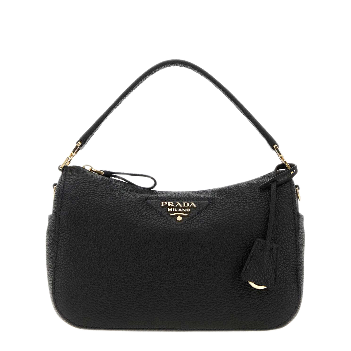 MAYFEYR - Prada - Black Leather Small Handbag - 1BC277VONM2DKVF0632